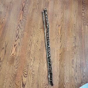 Belt set of 2 J Crew calf hair size medium